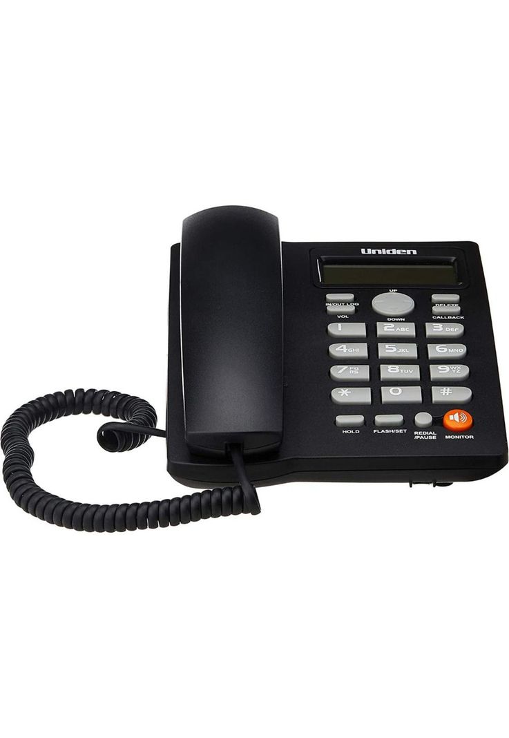 Teléfono De Red Fija Uniden Con Manos Libre Sobre Mesa 7413-7