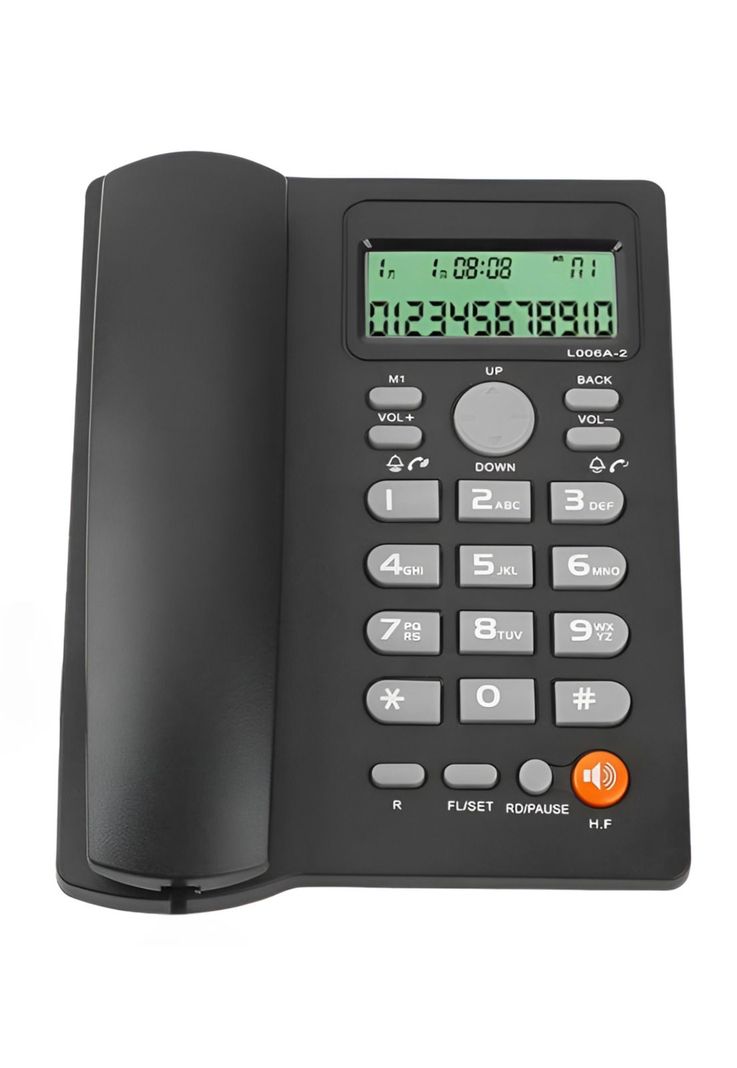 Teléfono De Red Fija Uniden Con Manos Libre Sobre Mesa 7413-1