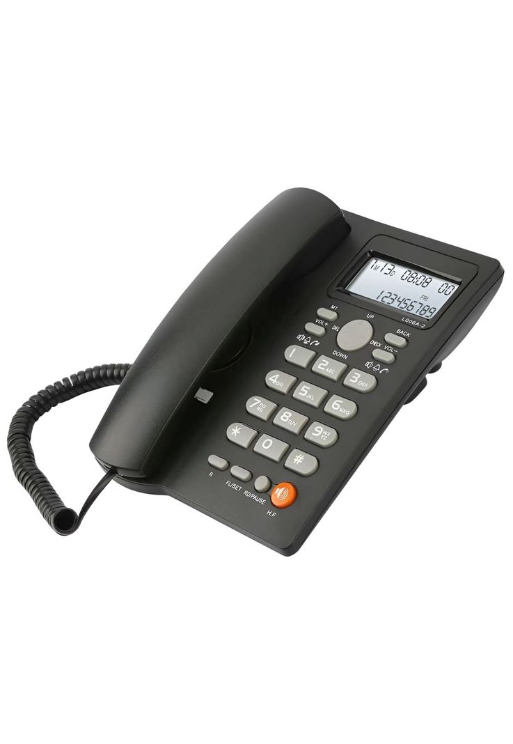 Teléfono De Red Fija Uniden Con Manos Libre Sobre Mesa 7413-2