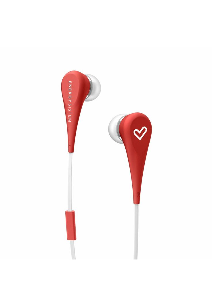 Audifonos Energy Sistem Earphones Style 1+ Red con Mic-2