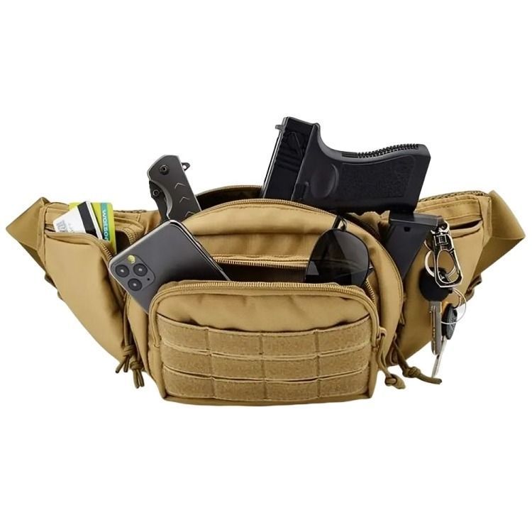 Riñonera Tactica Porta Arma Banano Porta Pistola Oculta-1