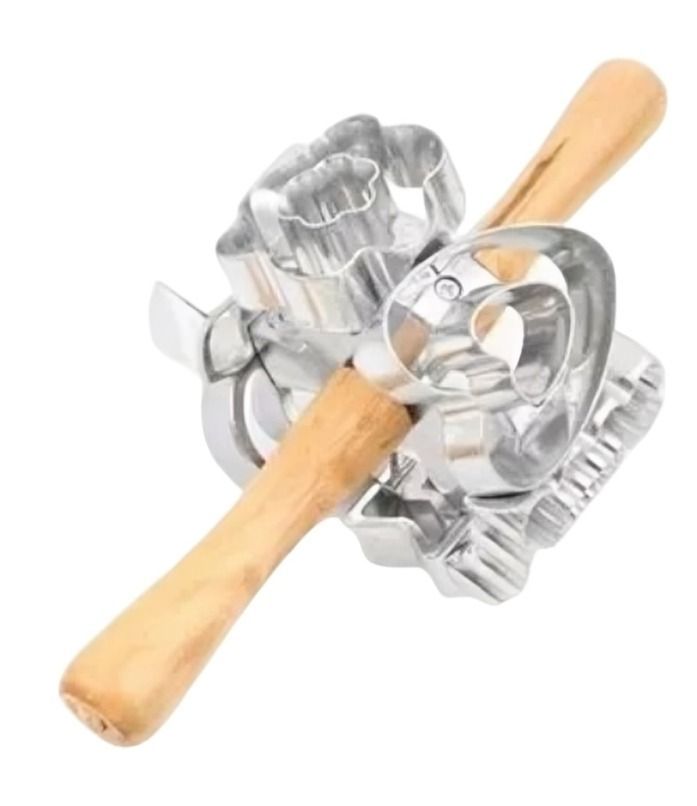 Molde Cortador Para Donas Giratorio Rosquilla 6 Disenos