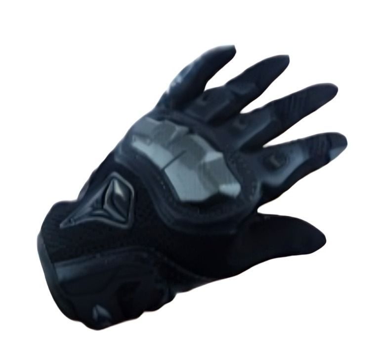 GUANTE PARA MOTO TAICHI CUERO-TELA T-222 CON PROTECCION CARBON-0