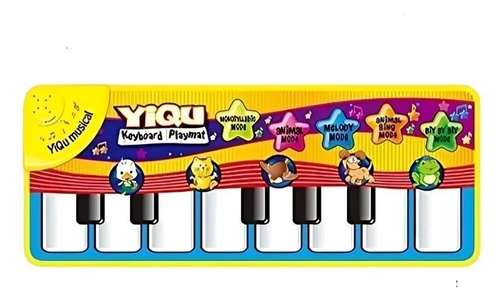 Alfombrilla Piano Musicales De 13 Teclas Para Niños De 72x28-1
