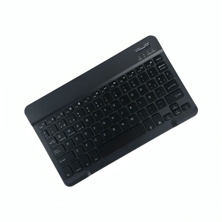 Teclados Bluetooth Español Negro con Luz-1
