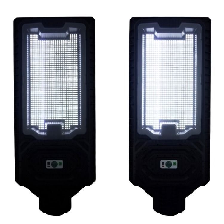 foco con brazo solar 800w pvc 1107 led w7115-2 con control-2