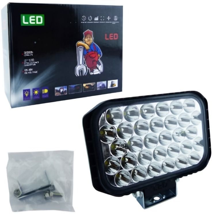 NEBLINERO LED 48 LED NEW LUZ BLANCA 96W 12/24V SET X 1 PCS-2