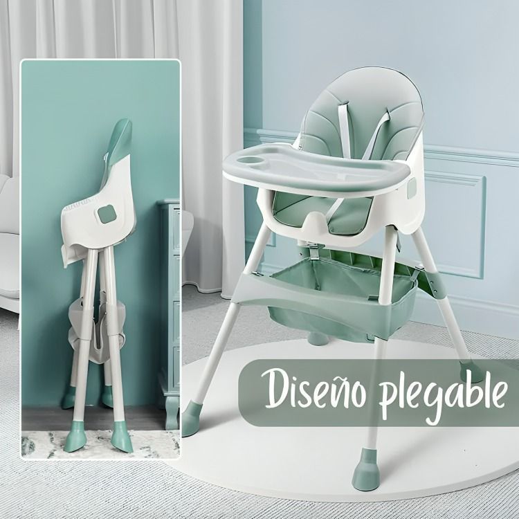 Silla De Comer infantil 2 En 1 plegable-2