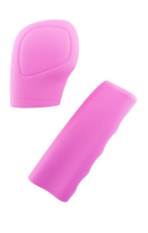 CUBRE VOLANTE SILICONA PARA AUTO SET X 3 PCS  ROSADO-0