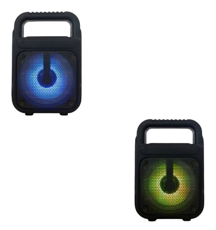 PARLANTE RECARGABLE MOD.GTS-1362 BLUETOOTH 3" PORTABLE CON LUZ -1