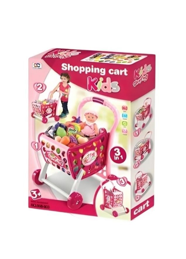 CARRITO SUPERMERCADO ROSA-1