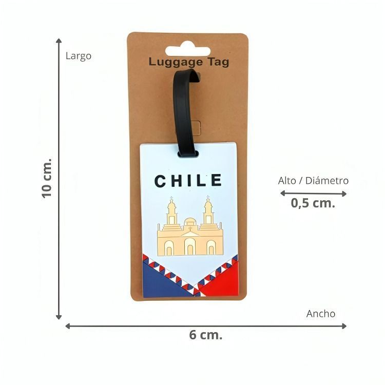 Pack 4 Identificador de Maleta Bandera Mapa-2