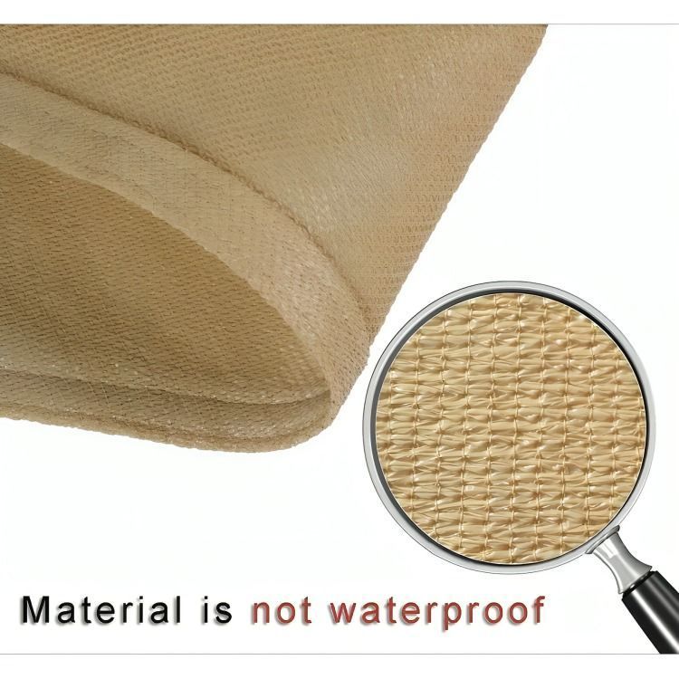 Carpa Lona / Vela Malla Sombra Triangular 3.5mx3.5mx3.5m-3