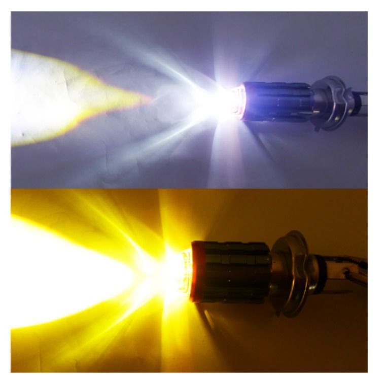 AMPOLLETA PARA MOTO H-4 LED OJO DE ANGEL LIUHJG 20W DUO COLOR 12/24V X 1 PCS-2