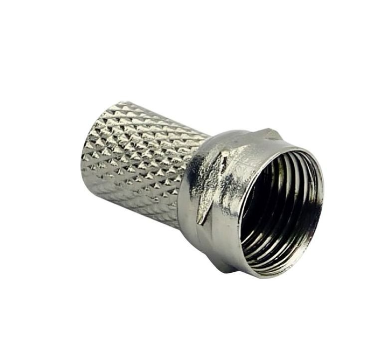Conector Coaxial RG-6 Metálico Alta Resistencia-0