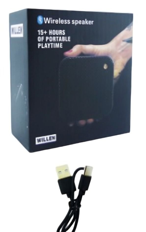 PARLANTE RECARGABLE WILLEN  USB-TF RECARGABLE + 15 HORAS-2