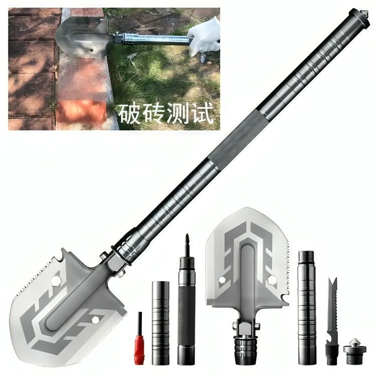 Pala Plegable Multifuncional Camping Táctica Supervivencia-1