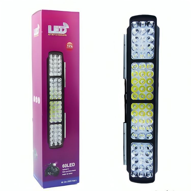 NEBLINERO LED 60 LED PARA AUTO-MOTO BARRA 4 PLACAS LUZ BLANCA 12V X 1 PCS-2