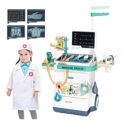 Set Carrito de Juguete Electrocardiograma-0