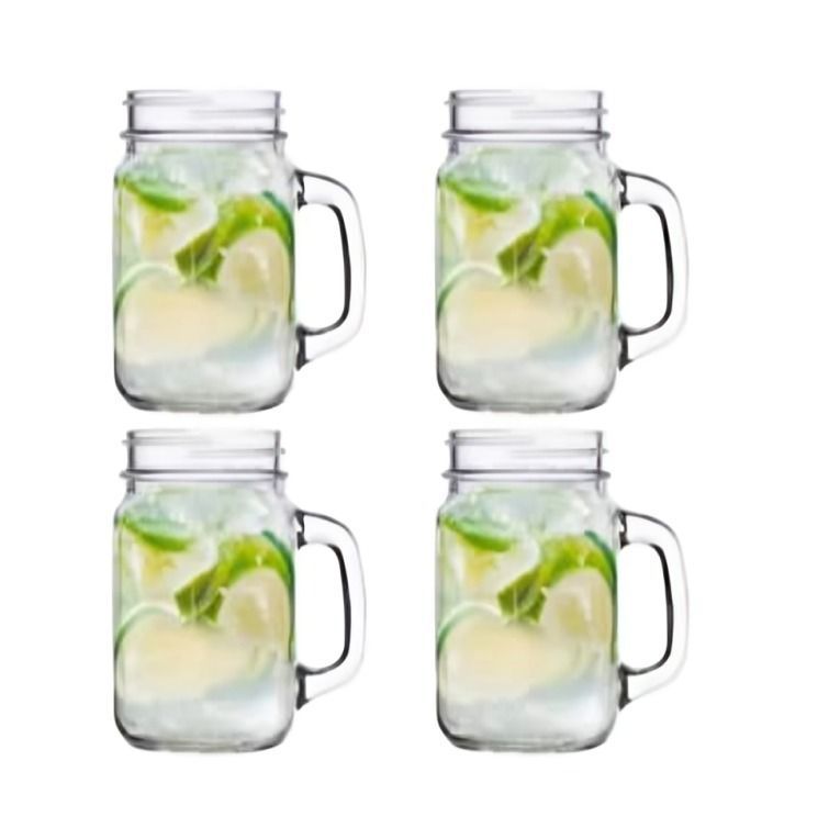 SET 4 VASOS MOJITO MASON GLASSO-0