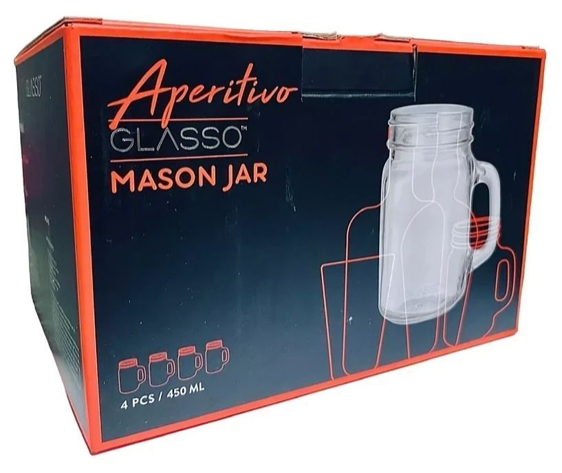 SET 4 VASOS MOJITO MASON GLASSO-2