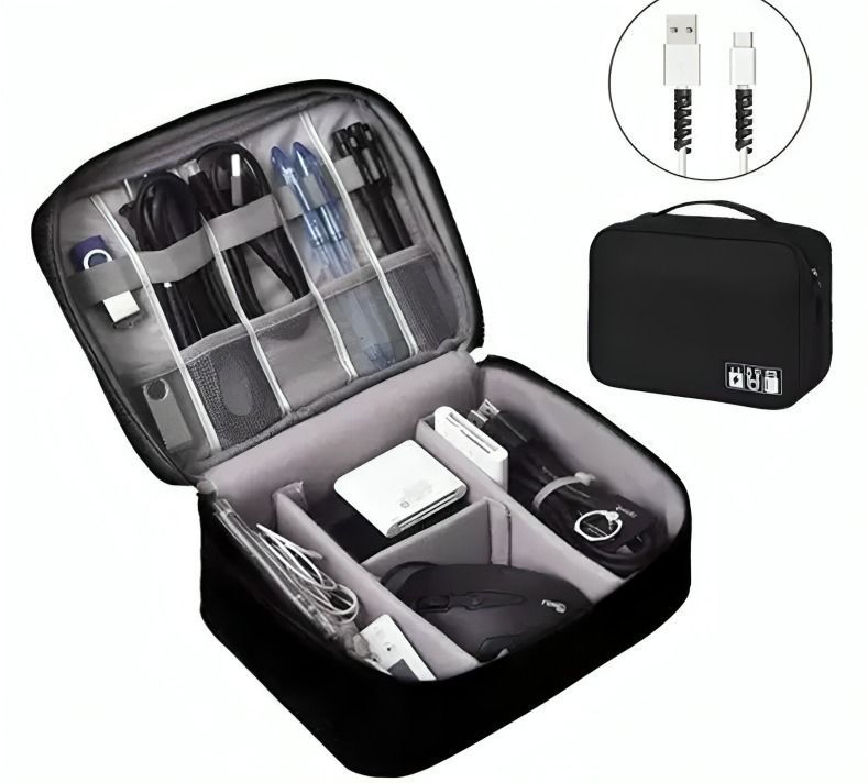 Bolso Organizador De Cables Y Accesorios Usb Viajero-1