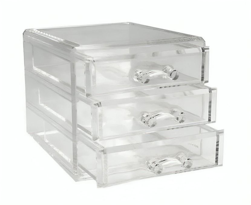 Caja de almacenamiento joyero de 3 niveles-1