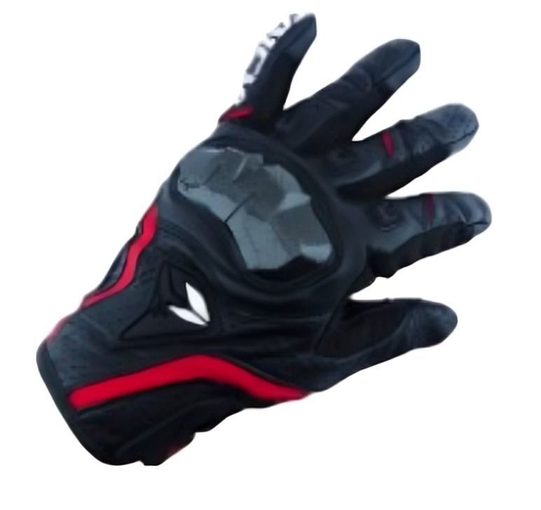 GUANTE PARA MOTO TAICHI CUERO M-33  PROTECCION CARBON TOUCH-1