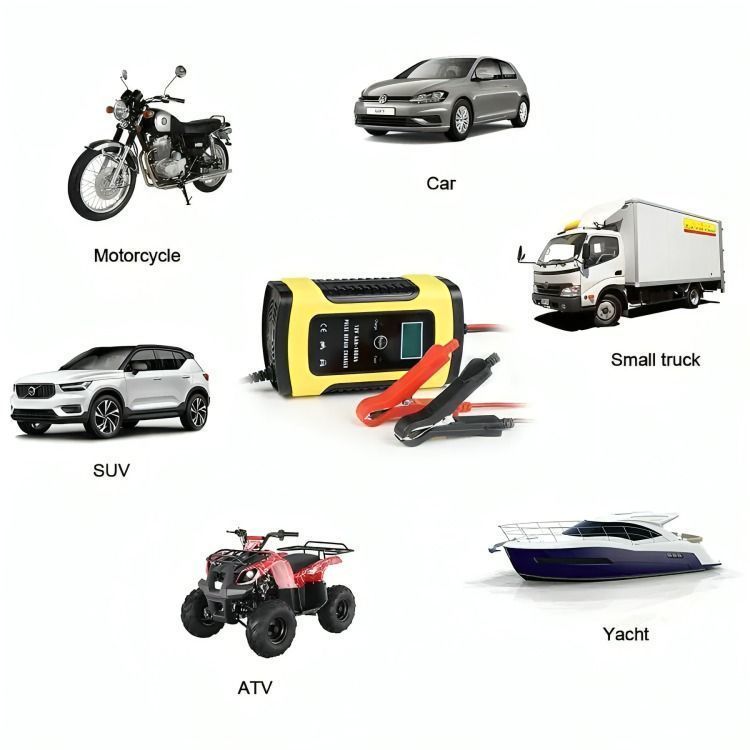 Cargador De Batería Inteligente 12v De Auto-2