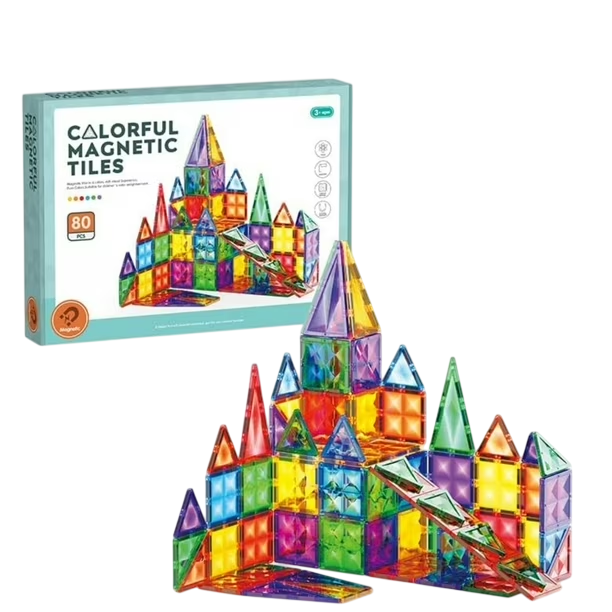 Bloque Magnetico 80 Piezas