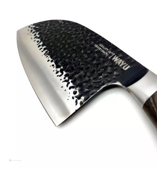Wayu Serbian 30.5cm cuchillo marrón de acero-3