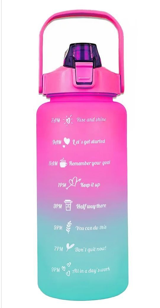 Pack 2 Botellas de Agua Motivacionales De 2 Litros Y 900 Ml-0