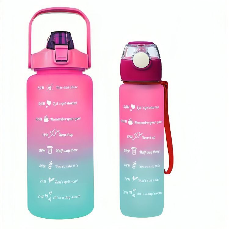 Pack 2 Botellas de Agua Motivacionales De 2 Litros Y 900 Ml-1