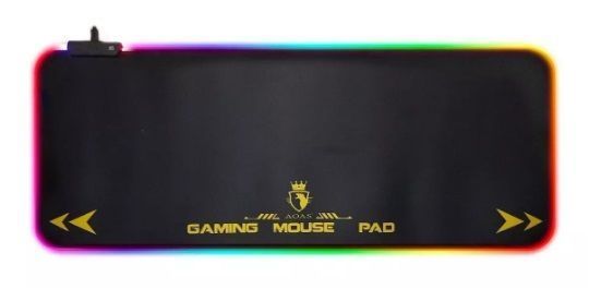 Mousepad Rgb Xl Aoas S4000 Waterproof 80x30cm | Mousepad Xl Color Negro-0