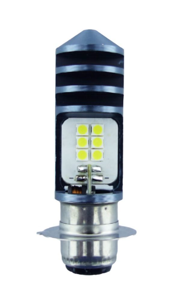 AMPOLLETA PARA MOTO 12 LED HJG MOD.P15D LUZ BLANCA 12/24V X 1 PCS-0