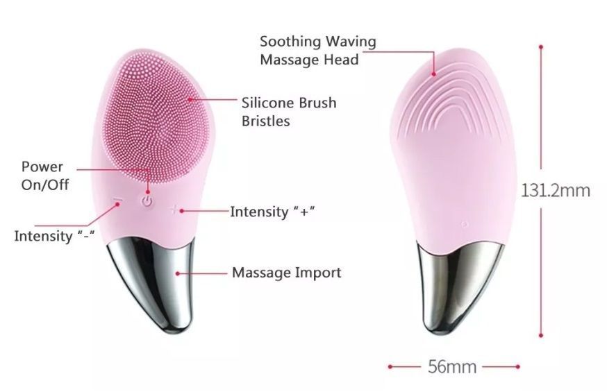 Masajeador Limpiador Facial Sonic Brush-1