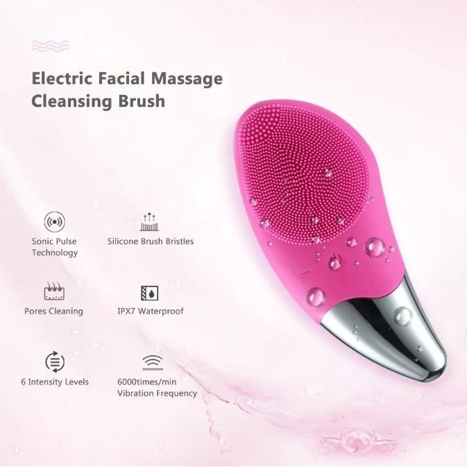 Masajeador Limpiador Facial Sonic Brush-2