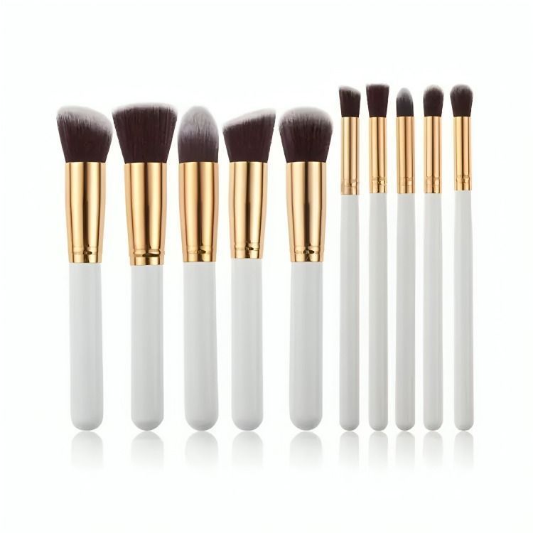 Set Brochas Maquillaje Profesional 10 Unidades-2