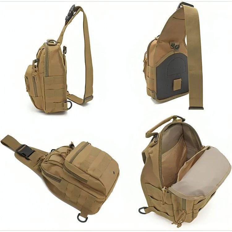 Bolso Táctico De Hombro Cruzado Impermeable Multiuso-1