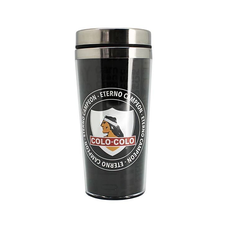 MUG TERMICO LOGO PLATEADO COLO COLO
