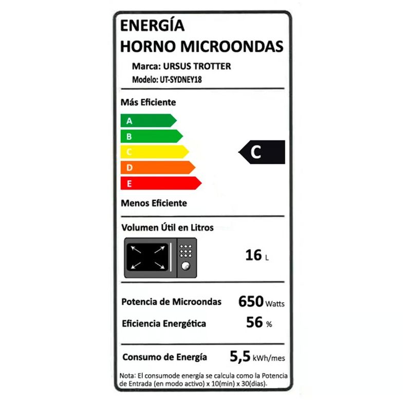 Microondas Mecánico Ut-Sydney18-5