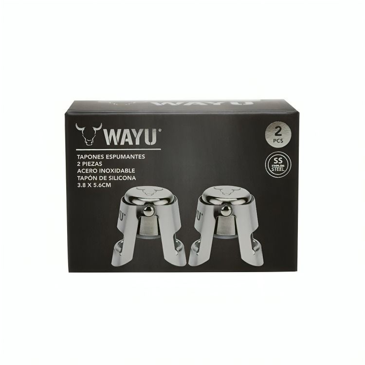 SET 2 TAPONES ESPUMANTE/CHAMPAGNE WAYU -3