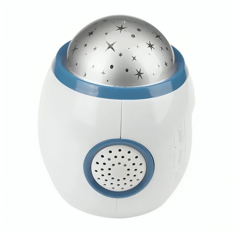 Reloj Despertador Digital Luz Led Estrellas Sonido-0