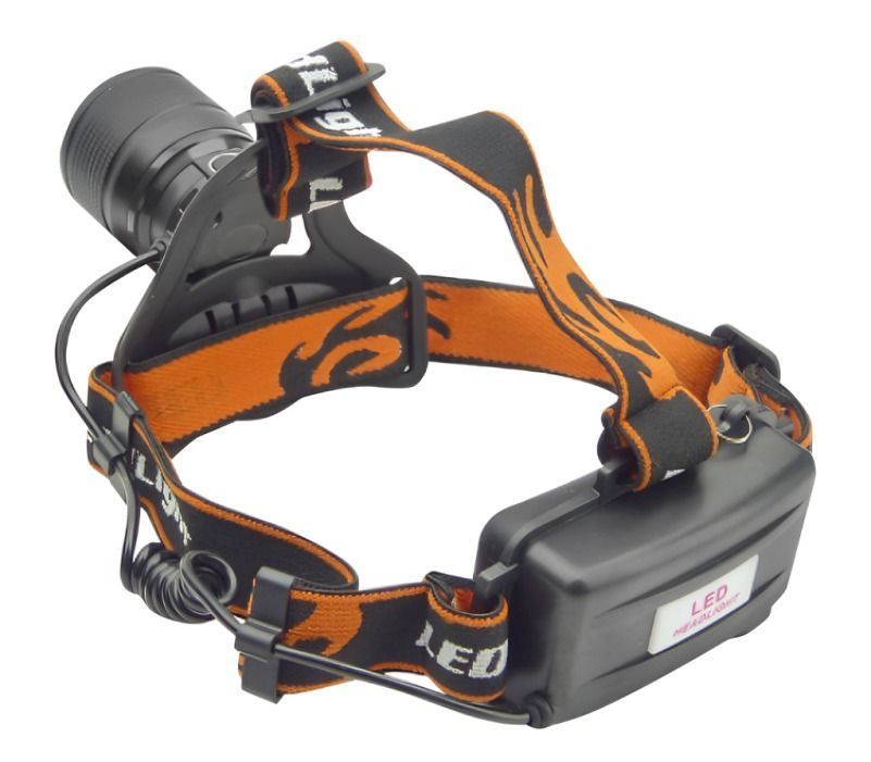 LINTERNA MINERO 1 LED T-6 TACTICA CON ZOOM 12 VOLT RECARGABLE -1