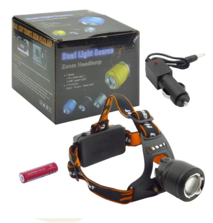 LINTERNA MINERO 1 LED T-6 TACTICA CON ZOOM 12 VOLT RECARGABLE -3