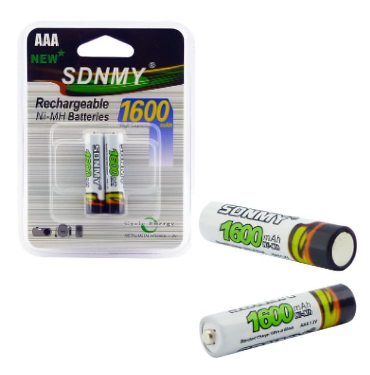 PILA SDNMY AAA SET X 2 PCS 1.2V RECARGABLE 1600 MAH -2