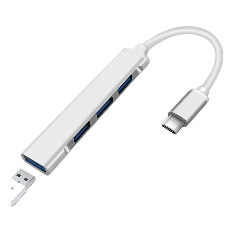Adaptador Usb Hub Tipo C 4 X Usb 3.0 4 En 1-0