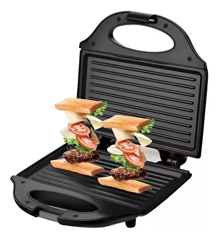 PLANCHA SANDWICHERA GRILL TOSTADOR PAN MULTIUSO RAF R207-0