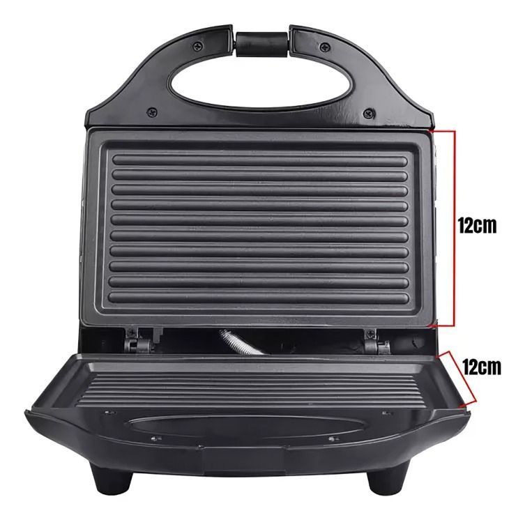 PLANCHA SANDWICHERA GRILL TOSTADOR PAN MULTIUSO RAF R207-3