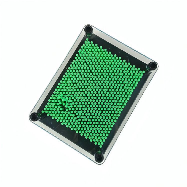 Juego Pin Art 3D Molde Didáctico Verde-1